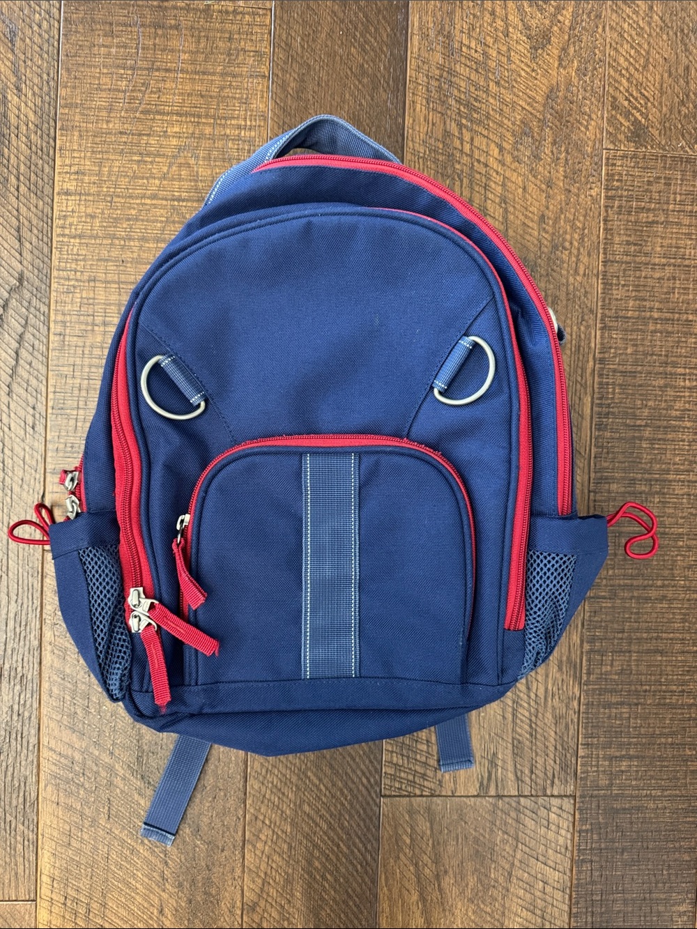 Pottery Barn Kids Small Backpack in Red and Blue